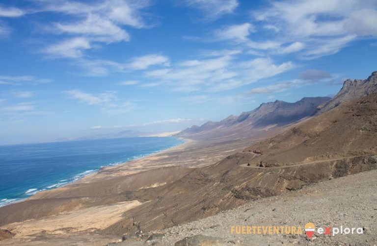 La strada per Playa de Cofete dal punto di osservazione