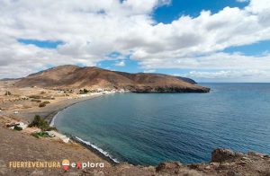 Localidad de Tarajalejo junto a playa de Tarajalejo