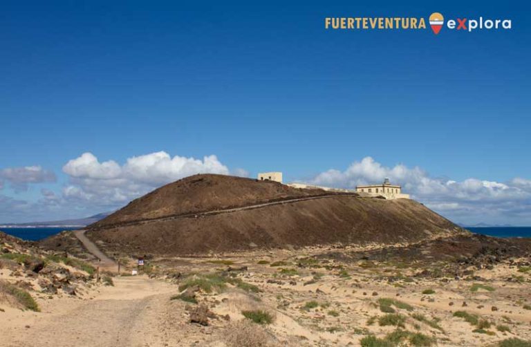 Strada per il faro di Punta Martino sull'Isola di Lobos