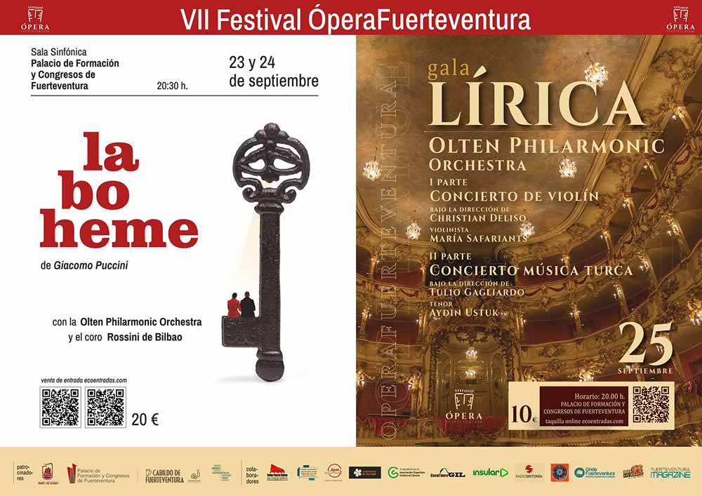 VII Festival de Ópera de Fuerteventura: Programa