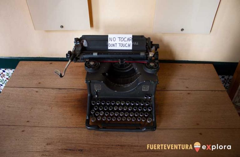 Vieja máquina de escribir en Casa Museo Unamuno