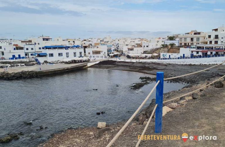 Vista generale del villaggio costiero di El Cotillo