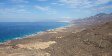 Vista su Playa de Cofete dal punto panoramico